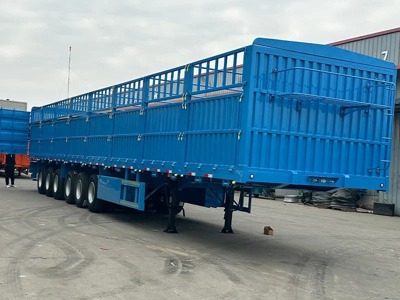 3 Axle Fence Semi Trailer 13m for Livestock and Cargo