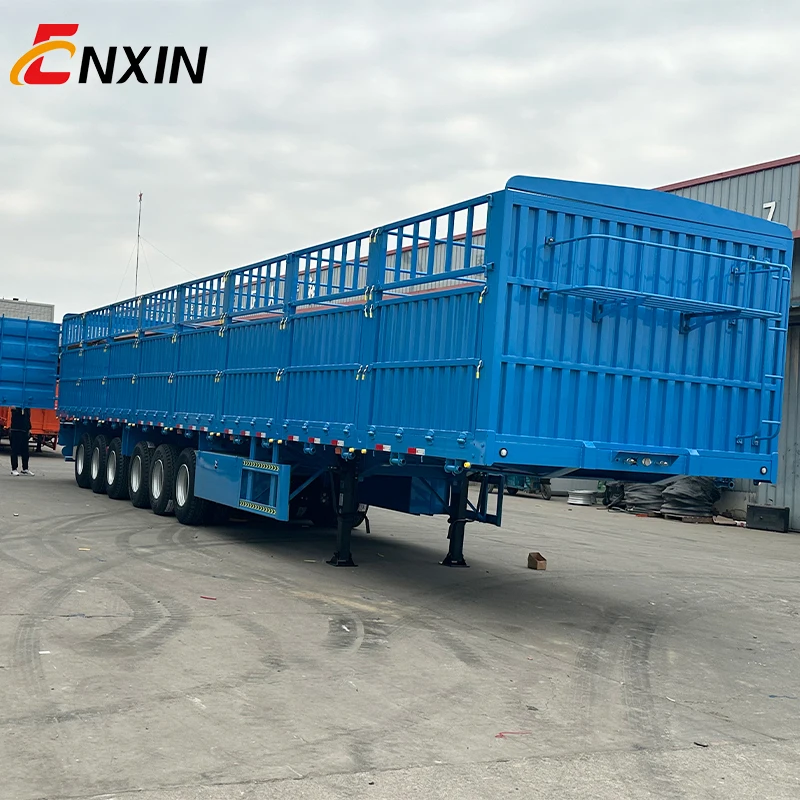3 Axle Fence Semi Trailer 13m for Livestock and Cargo
